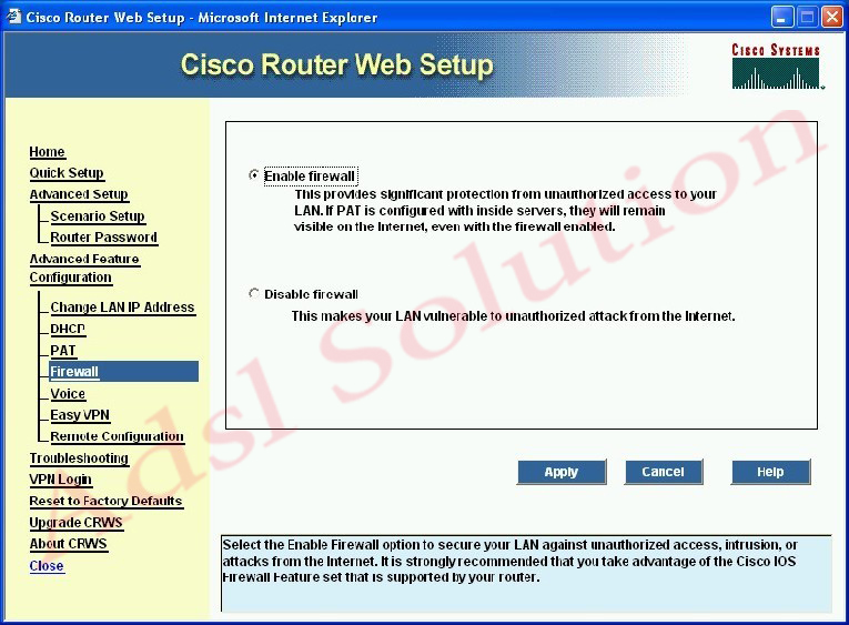 Cisco 827H ADSL Router